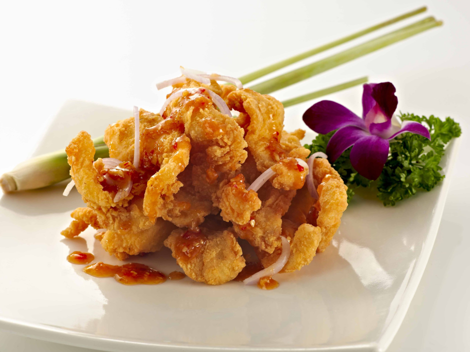 Deep Fried Fish Fillet with Thai Style Sauce